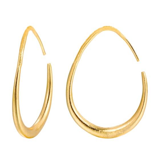 1 пара женских сережек Huggie, преувеличенные полированные геометрические овальные украшения для ушей, ювелирные изделия, серьги для выпускного вечера, длинные серьги-кольца для поездок на работу