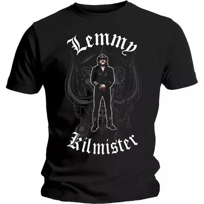 Черная футболка 'Памятник Лемми' - НОВАЯ motorhead