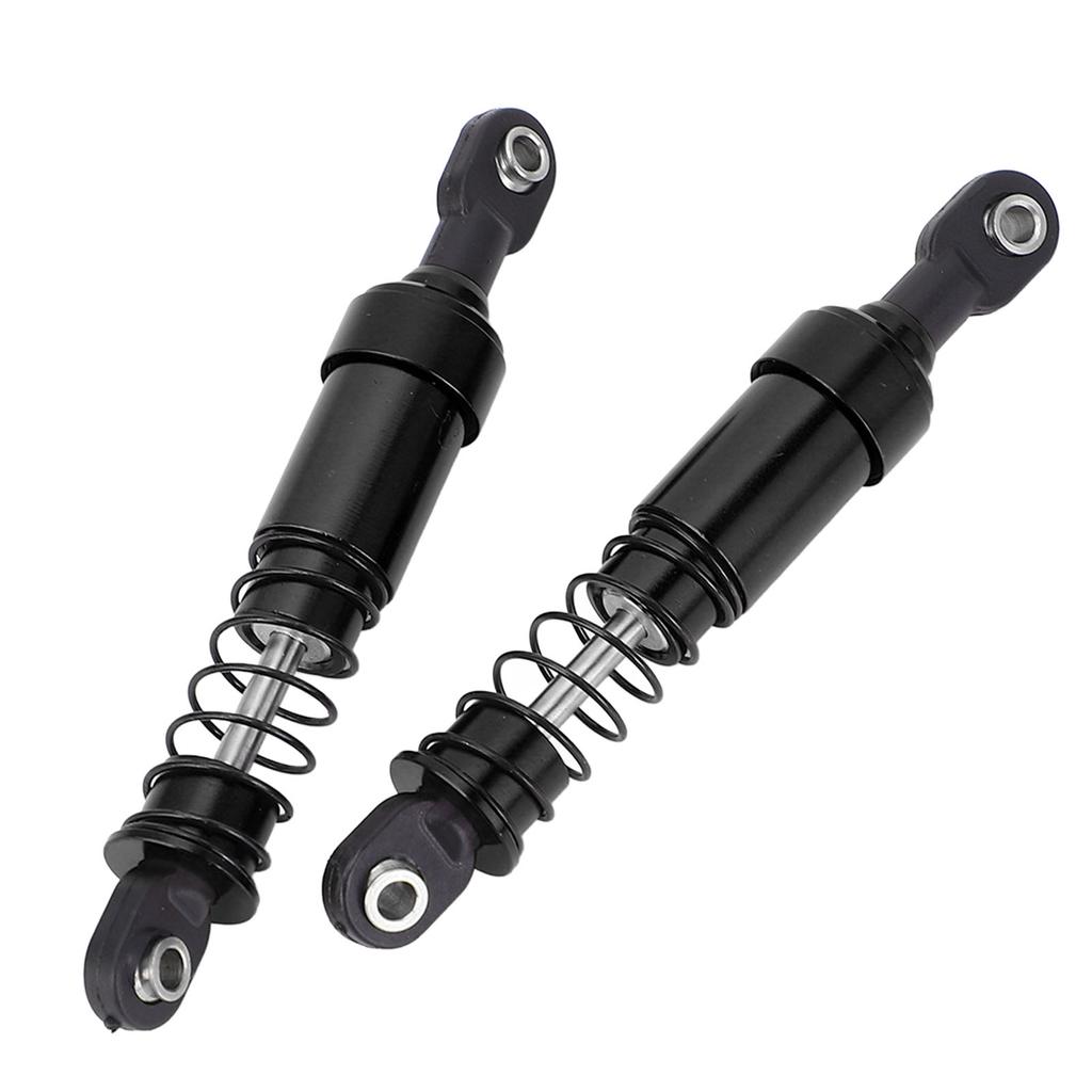 RC Car Oil Shock Absorber Lightweight Aluminum Alloy Water Resistant 75mm RC Car Dampers for SCX10 1/10 RC Car Black