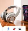 Беспроводные Bluetooth Low Легкие и 40-мм HD Драйвер Инструкции для Веб- и Zoom-звонков 5.3 Накладные наушники, Задержка, Дизайн с закрытой задней частью,