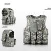 Kids Tactical Vest Multi-Pocket Adjustable Canvas Vest Outdoor Combat Vest for Boys Girls Role-Playing Hunting Game Training Gear