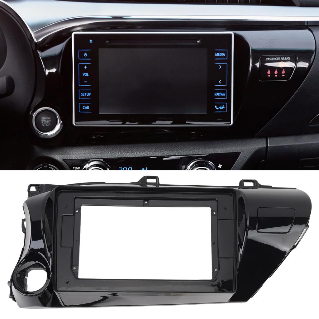 10.1in 2Din Car Radio Stereo Panel Frame Left Hand Drive Protective Navigation Fascia Dash Panel Fra
