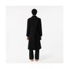 LacoSte Women S Double breaSted Long Coat [black]