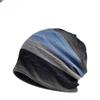 Autumn And Winter Men And Women Striped Bald Head Outdoor Skiing Cycling Anti-Ear Protection Scarf Head Hat