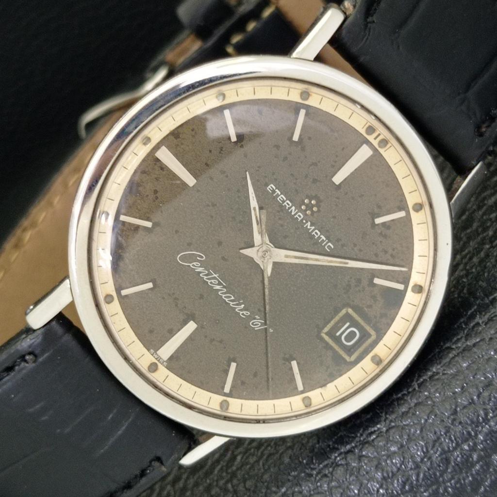 Б/У ETERNA-MATIC AUTOMATIC CENTENAIRE 61 ШВЕЙЦАРСКИЕ МУЖСКИЕ ЧАСЫ a432200-2