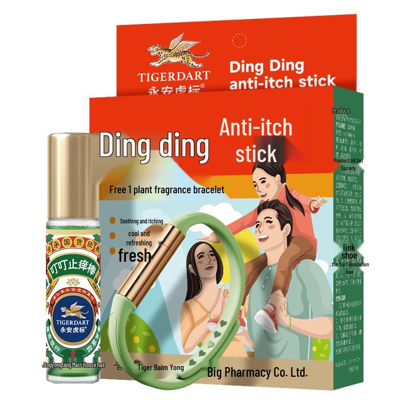 Набор: Стикер-стик от зуда Tiger Balm и средство от комаров
