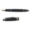 Very Good MONTBLANC fountain pen Meisterstck 146 white star Black gold 14K mens Used