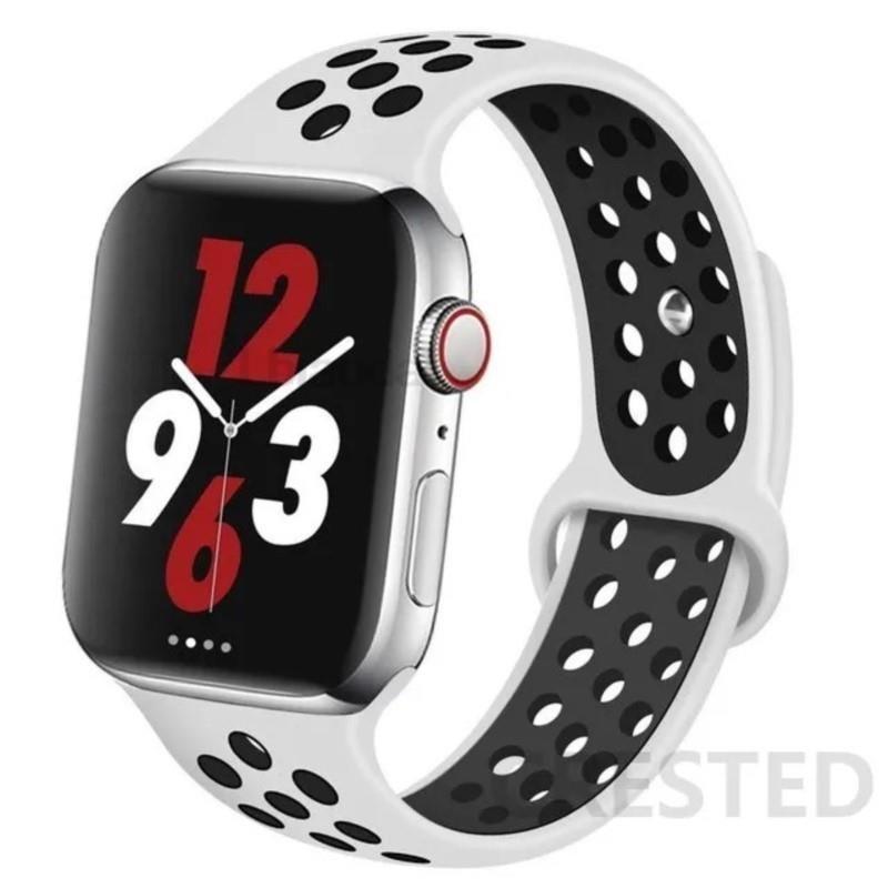 Silicone band For Apple Watch 11 strap 44mm 40mm 45mm 41mm 42mm 46mm correa bracelet iWatch Series 10 8 SE 3 6 7 9 Ultra 2 49mm