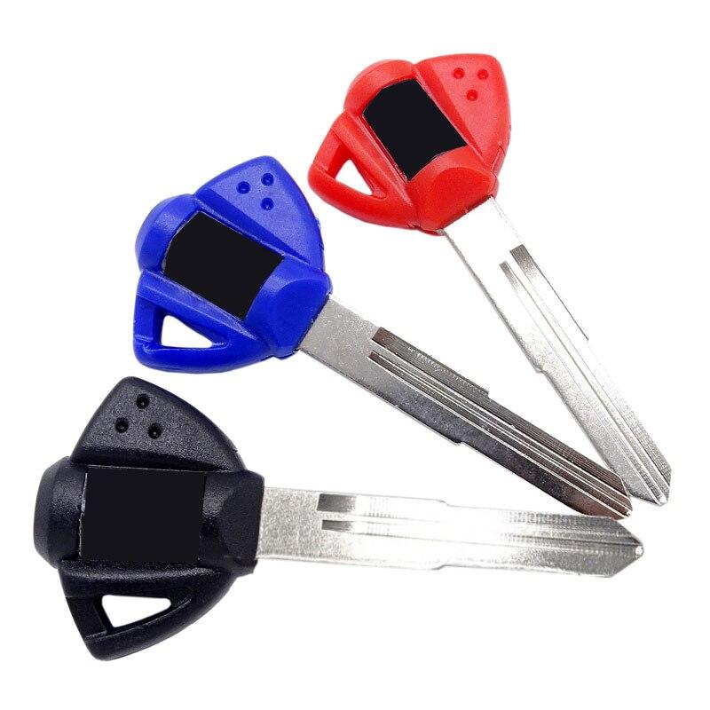 Заготовка ключа для мотоцикла, необрезанное лезвие для Suzuki GSXR600 750 1000 1300 SV650 1000, заготовка для ключа мотоцикла с лезвием