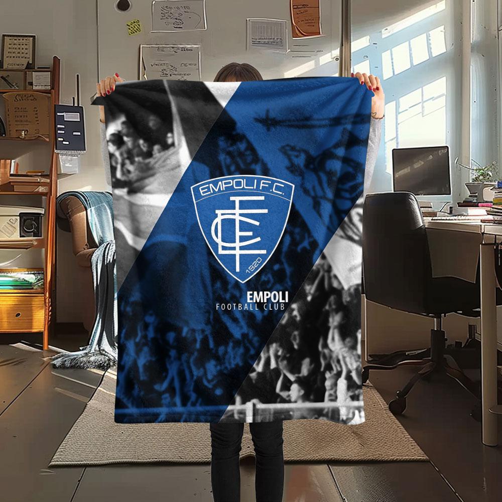 Empoli logo FlAannel Blanket, High quality Comfortable for All Seasons, Home Decor, Warmth and Comfort