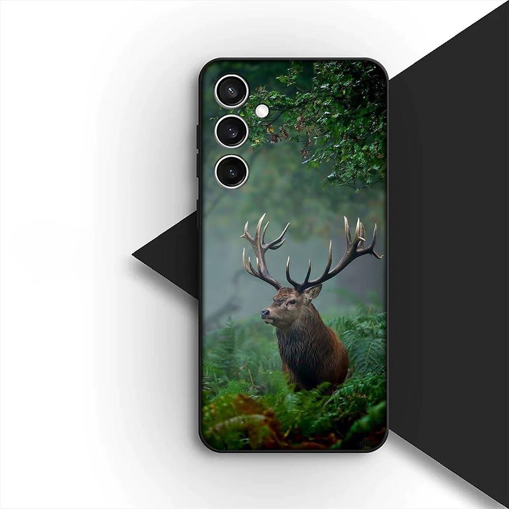 Cover for Samsung Galaxy S10 S8 S9 Plus A33 A34 A31 70 A71 A72 Note 20 9 8 S10E Casing Phone Case Forest Deer Hunting buck