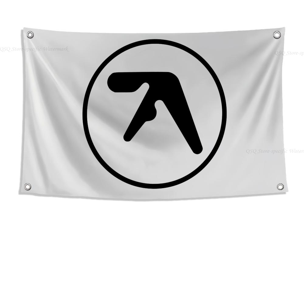 1 шт. Флаг Aphex Twin Richard D James Флаги и Баннеры Четырехдырочный Флаг Полиэстер Декор для улицы Эстетика комнаты
