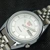 ВОССТАНОВЛЕННЫЕ ВИНТАЖНЫЕ МУЖСКИЕ ЧАСЫ SEIKO 5 AUTOMATIC JAPAN D/D SILVER 593a-a311253-2