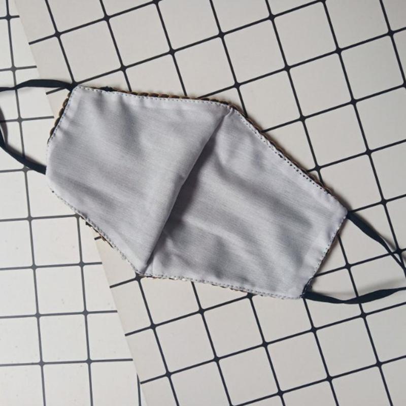 Пылезащитные черные маски для лица, золотые металлические цепочки, готические моющиеся защитные женские аксессуары для рта и муфеля