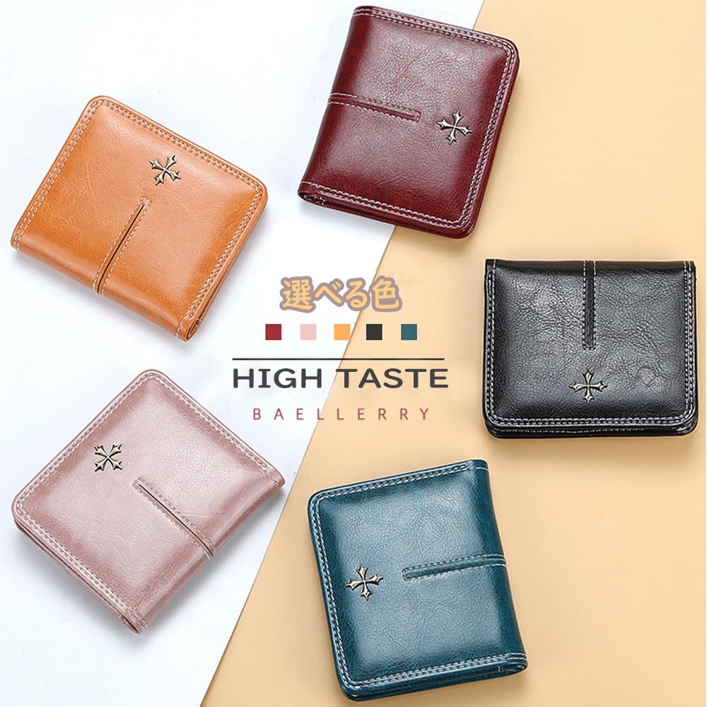 Fashion Luxury Compact Thick Thin Bifold Stylish Easy To Match Large Capacity Leather Card Case Coin Purse Business Present Comes with Exclusive Case