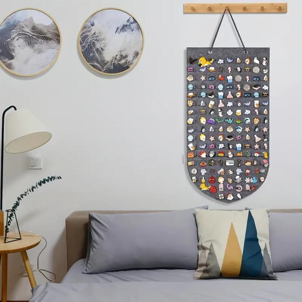 Wall Hanging Wall Mounted Brooch Display Board Detachable Earrings Display Stand Closet