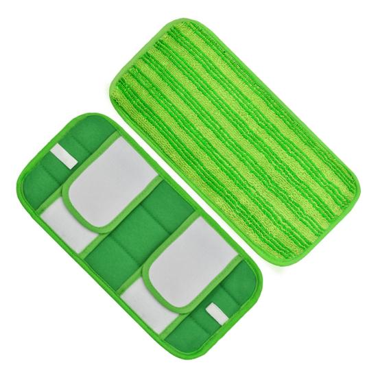 Yousheng Многоразовая насадка для швабры из микрофибры, супермягкая, с высокой впитывающей способностью, простая установка, сменная накладка для швабры для пола, сменная насадка для подметальной машины Swiffer