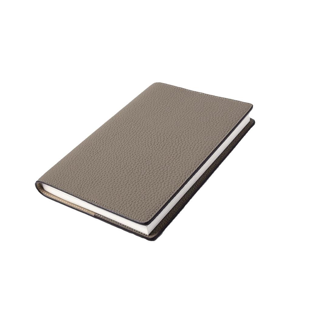Top Layer Cowhide Leather Lychee Pattern Book Cover A5 32K Protective Film Portable Notebook Cover for Gift Loose-leaf Binding