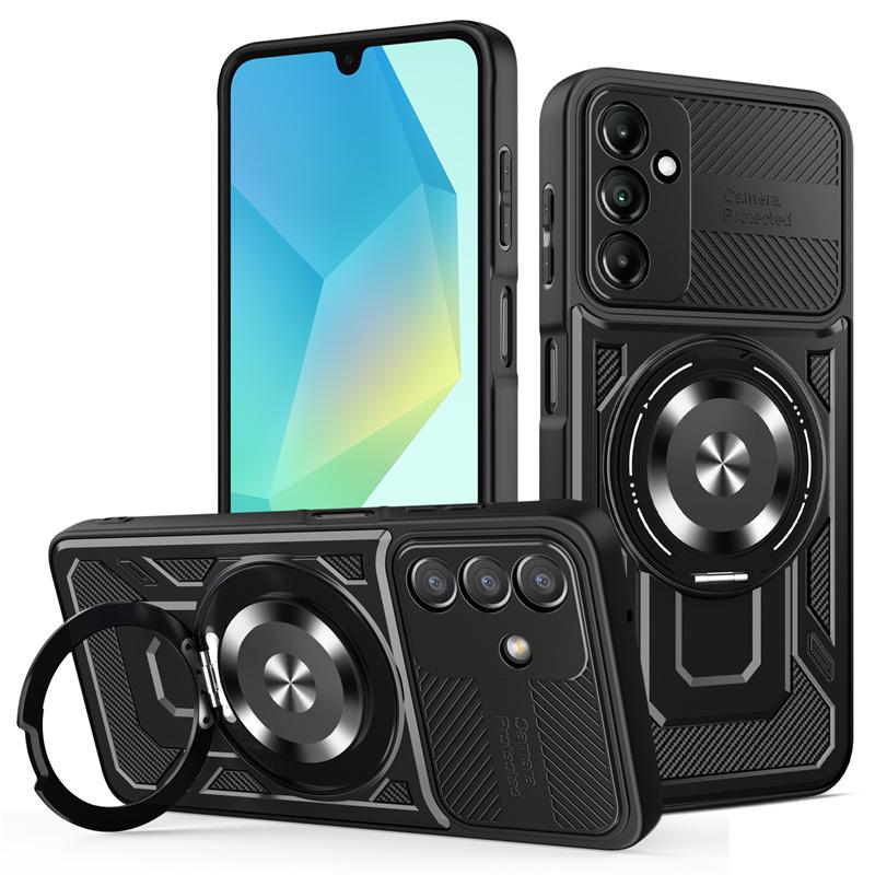 Для Samsung Galaxy A16 A26 A36 A56 A06 5G Чехол Защита Камеры Бронированные Чехлы Для Телефона Для Galaxy A 56 36 26 16 Чехол С Магнитным Кольцом Funda