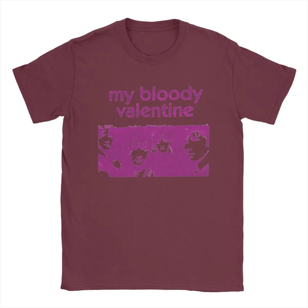 Футболки My Bloody Valentine для мужчин, сумасшедшие хлопковые футболки с круглым вырезом и коротким рукавом, новое поступление одежды