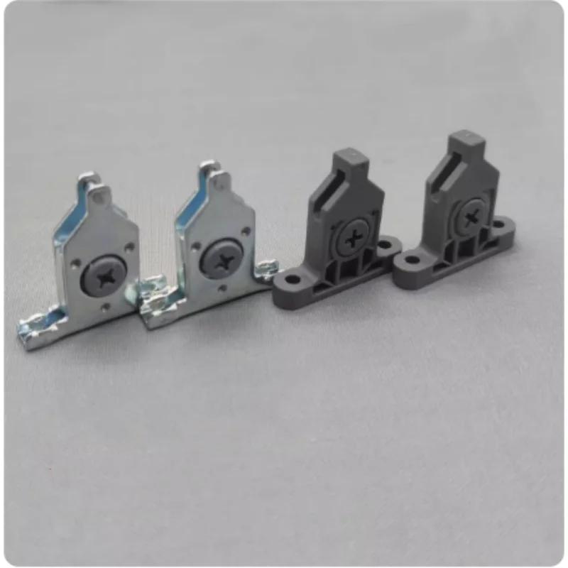 4Pcs Nylon Steel Double Wall Drawer Front Panel Fixing Bracket Connector Replacement Kitchen Furniture Cabinet