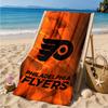 Flyers Hockey Logo Art Beach Towel Microfiber Beach Towel, Lightweight and Quick-Dry, for Summer Travel, Swimming Pool Fan Birthday Gift