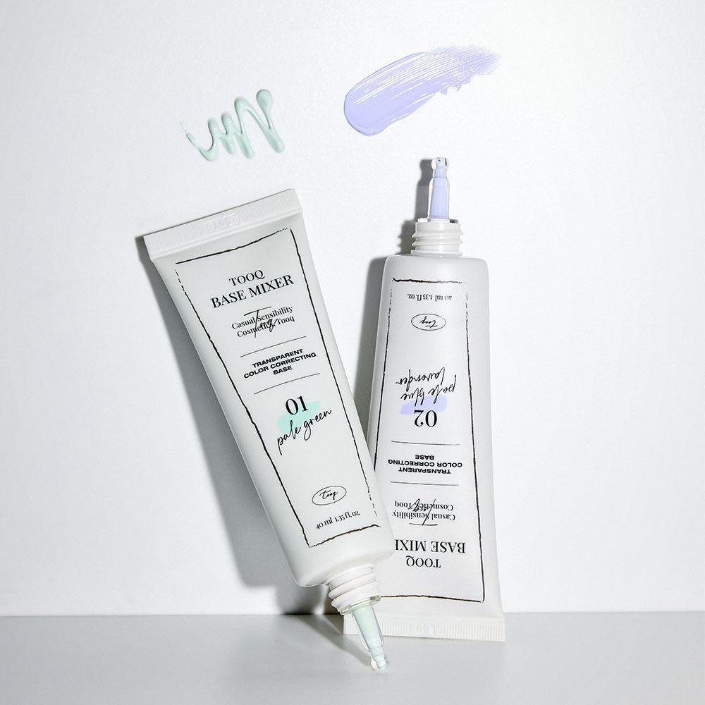 TooQ Прозрачная цветокорректирующая база (01 Бледно-зеленый) SPF 28 PA+++ 40мл
