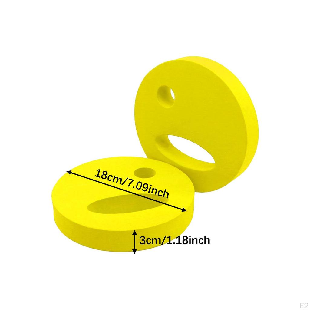 2 Aquatic Exercise Discs, Underwater Resistance, Swim Training, Easy-Grip Aerobic Equipment,