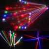 4 Arm Stage Beam Laser Light LED Beam Moving Head Stage Light DMX512 Sound Control KTV Laser Disco Bar Party Light
