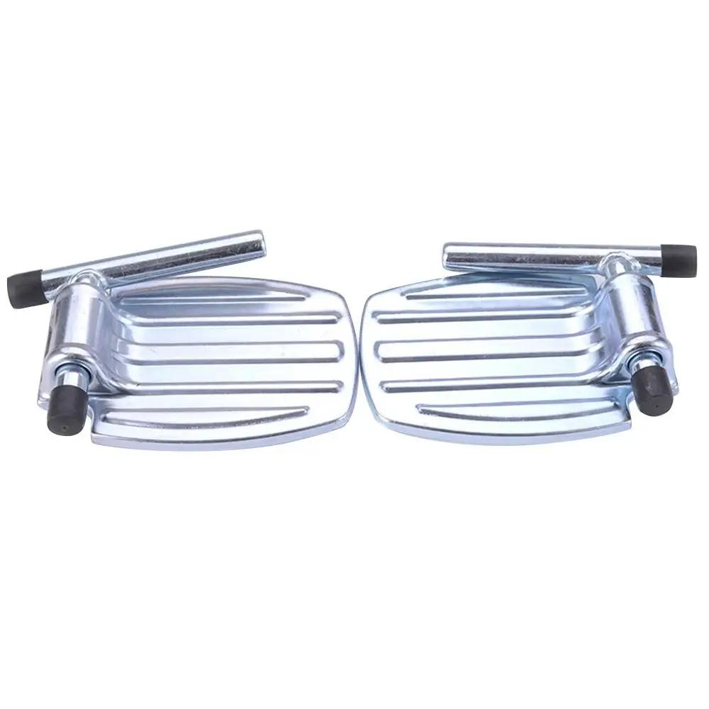 1 пара Нескользящая Замена Педали Подножки Инвалидной Коляски с Трубкой для Ноги Подножка Коляски Подушечка для Ноги Педаль Аксессуары для Инвалидной Коляски