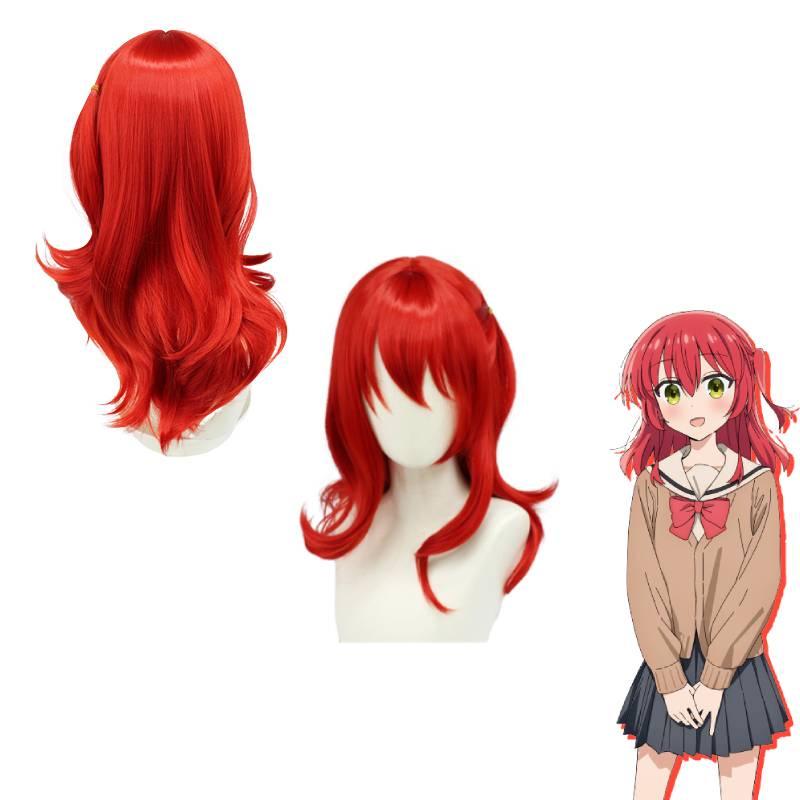 Bocchi The Rock! Kita Ikuyo Red Cosplay Wig For Any Skin Tone