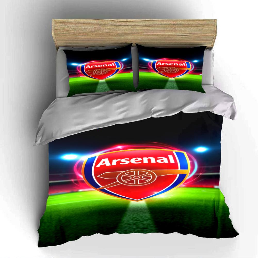 Arsenal Logo Bedding Set Bedding Duvet Cover Set Duvet Cover Pillowcases Home Decor (1 * Duvet Cover 2 * Pillowcases, without duvet insert)