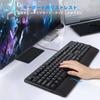 HUO JI Проводная клавиатура и мышь Английская с цифровой клавиатурой, Водонепроницаемая мембранная клавиатура с подставкой для запястий, USB-подключение, Совместимый набор, Раскладка, Тихая, Полноразмерная клавиатура,