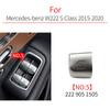 Для автомобиля Benz E S-класса Кнопка переключателя стеклоподъемника Крышка-колпачок Аксессуар Для Mercedes W212 W222 E300 S300 S320 S350 S400 S500 S600