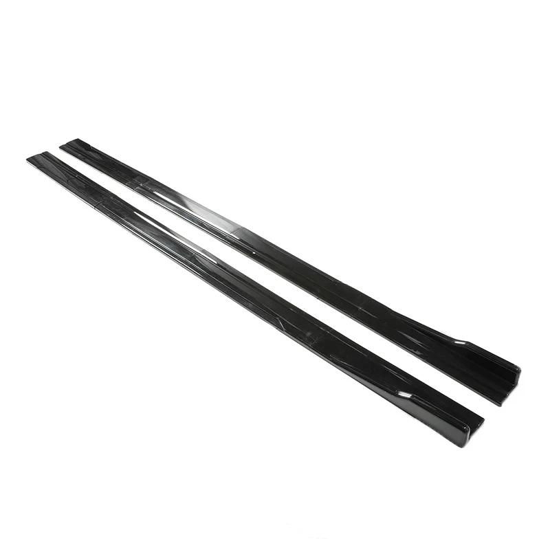 Hot Sale Car Side Skirt Adjustable Bumper Carbon Fiber Modifiedextension Rocker Plate Lip For Kia For Ford For Mazda For BMW