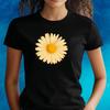 T-Shirt Frauen Gänseblümchen Motiv Baumwolle Größe S Bis 3XLWird In Neuem Fenster Oder Tab Geöffnet
