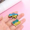 Brooches Ukraine Brooches Zinc Zinc Alloy Ukrainian National Pins Ukrainian Flag Pins Girls Gifts