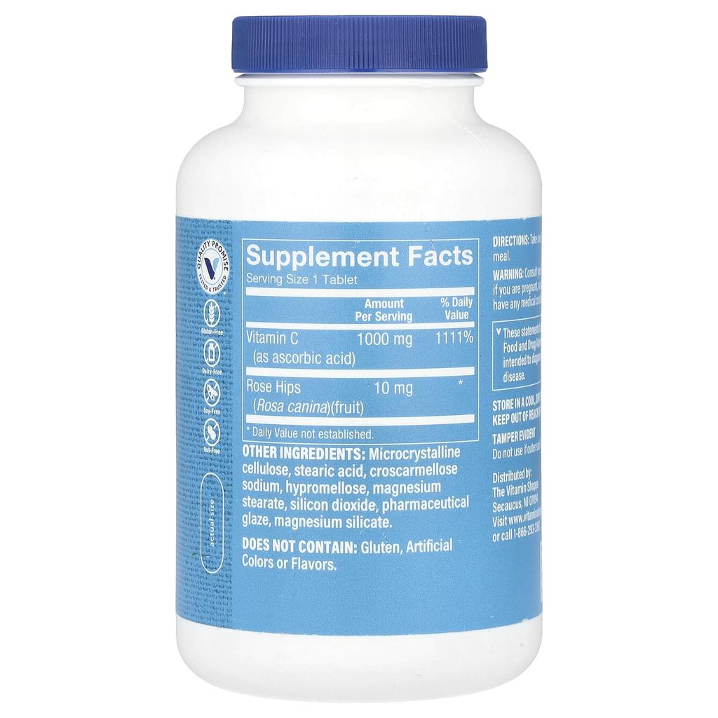 Vitamin C with Rosehip, 300 Tablets