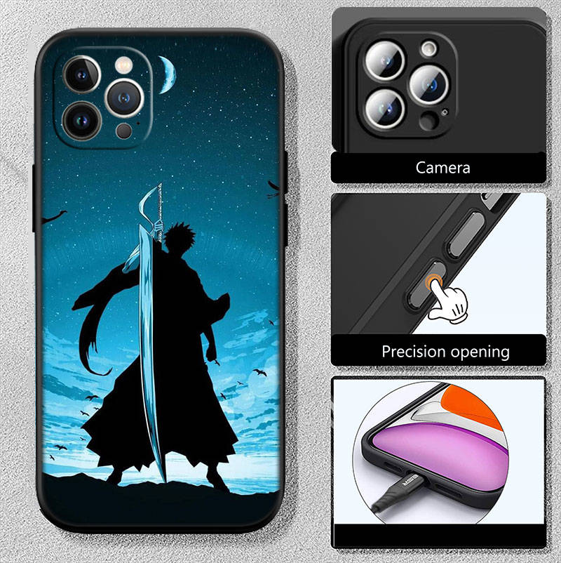 Чехол для телефона ED10 Bleach для iPhone 6 6s 7 8 11 12 13 14 15 XS Pro Max XR X SE Samsung S20 S21 S22 S23 S24 FE Ultra Plus Lite S21S A55