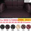 Полный набор на заказ, подходит для BMW X5 X2 X1 X3 X4 IX3 i3 IX X6 3/5/7 серии, водонепроницаемый коврик для багажника автомобиля, подставка для багажника, задний багажник