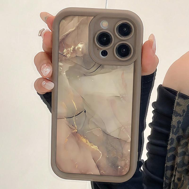 Чехол для телефона с мраморным узором, подходит для iPhone 17 16 15 14 13 12 11 Pro/Max/Plus, противоударный задний чехол