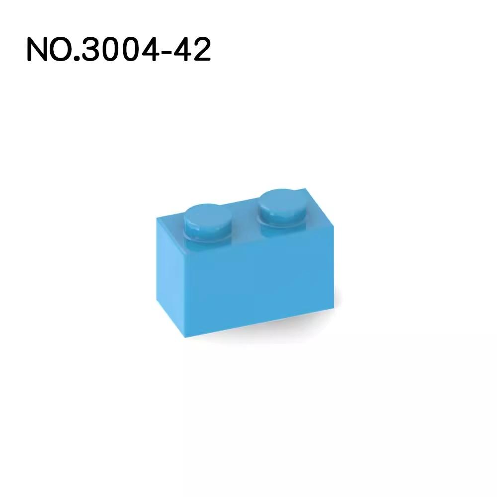 20 шт. Детали MOC 3004 Кирпичик 1x2 Совместимые Кирпичики DIY Сборка Строительные Блоки Частицы Детская Головоломка Развивающая Игрушка Подарок
