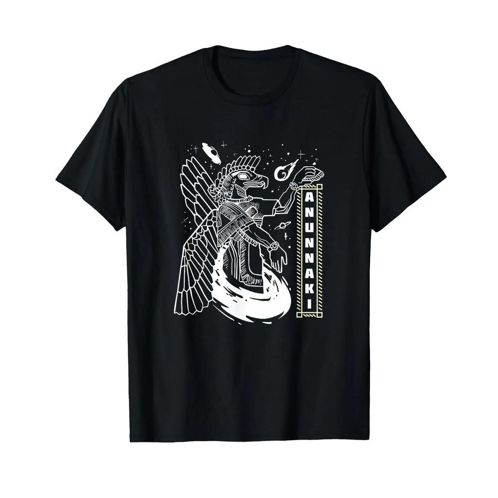 Anunnaki Sumerer for Pre Astronautic T Shirt vintage Washed homme Versatile Stylish Slightly designer clothes Comfortable