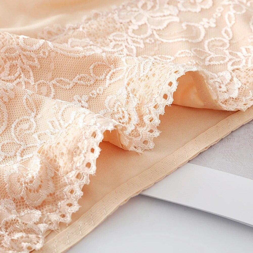3 шт./лот, женское кружевное нижнее белье с высокой талией, женские мягкие трусы с полным покрытием, бесшовные трусики, трусики с контролем живота, эластичные трусы