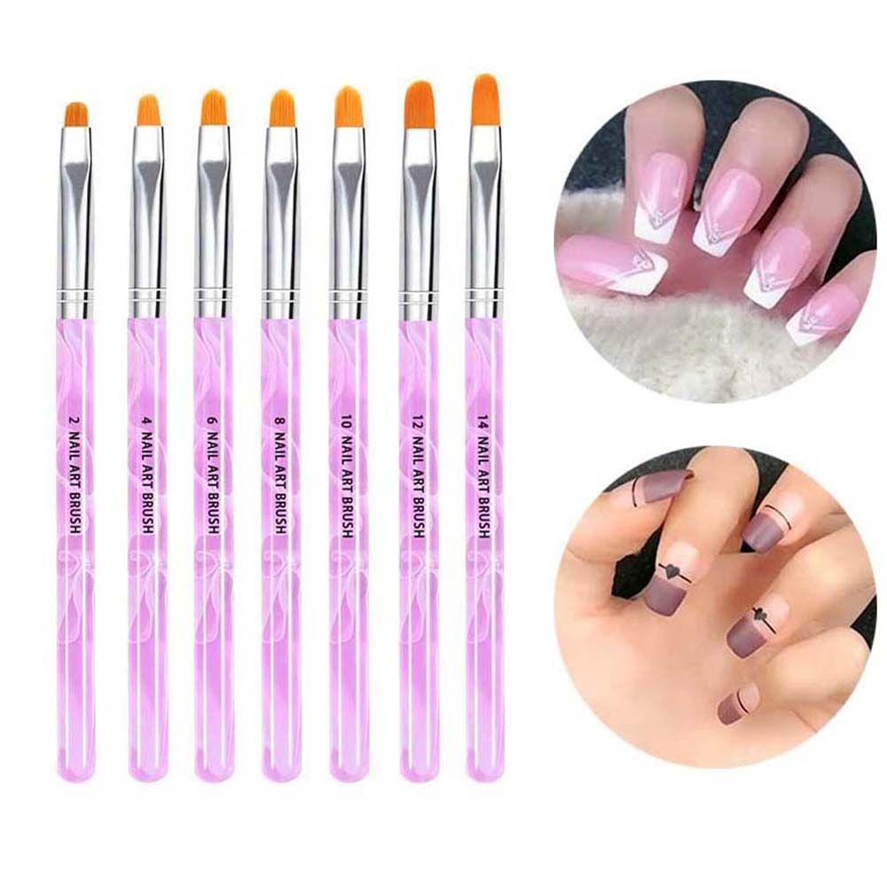 Инструмент УФ-гель для наращивания УФ-геля Кисть для дизайна ногтей Ручка для точек на ногтях Ручка для подводки ногтей Ручка для рисования ногтей