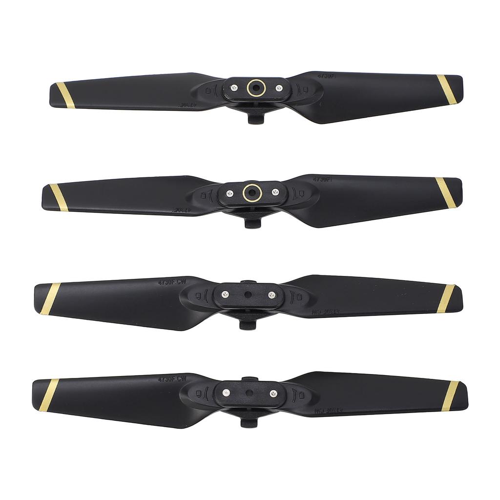 4PCS Drone Propeller ABS Quick Release 4730F Foldable Drone Propeller Replacement for Spark Gold Decor