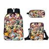 Школьный рюкзак/портфель и сумка-мессенджер в тематике аниме One Piece (три части) 7514
