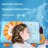 Мягкая подушка для малышей из пены с эффектом памяти, медленно восстанавливающая форму, моющаяся, подушки для шеи, гипоаллергенная, эргономичная, подушка для путешествий, сон