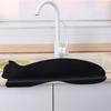 Cute Sink Splash Guard Suction Cup Base Sink Flap Block Silicone Water Baffle  Kitchen Countertop