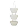 Handwoven Woven Hanging Organizer 3-Tier Wall Mount Storage Bag Cute Wall Hanging Pouch  Entryway